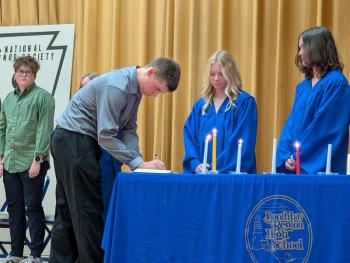 Six inducted into BRHS chapter of NHS