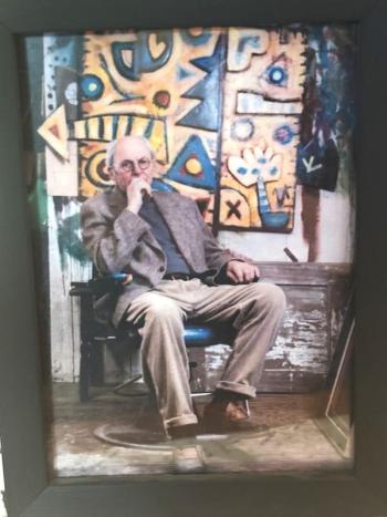 The artist Philip Barter. Courtesy of Matt Barter The artist Philip Barter. Photograph courtesy of his son, Matt Barter