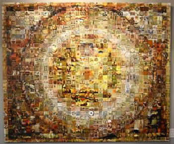 Stephen Michael Starensier's photomosaic "North East South West."