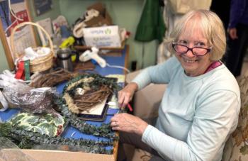 Club member Bonnie Ginger. LISA KRISTOFF/Boothbay Register