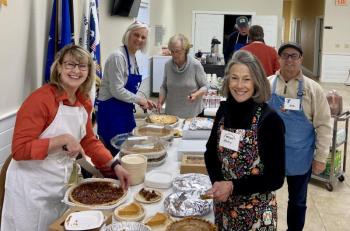 Community volunteers - desserts. Courtesy of Allyson Goodwin 