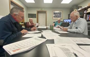 BHSD trustees consider a 7% rate increase during their second budget workshop on Nov. 4. ISABELLE CURTIS/Boothbay Register