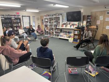 Shenna Bellows joins CTL's 7-8 class to talk more in-depth about her job and answer their questions about the issues that are most important to them. 