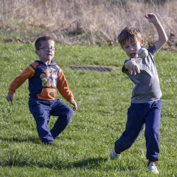 Fun on the sidelines. FRITZ FREUDENBERGER/Boothbay Register