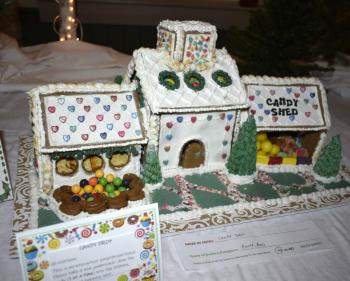 Rimar Reed's "Candy Drop" interactive gingerbread.