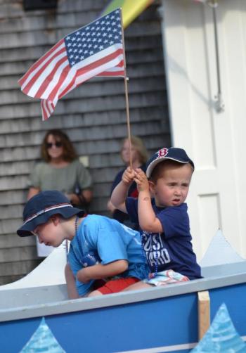 Windjammer Days Street Parade participant. KEVIN BURNHAM/Boothbay Register