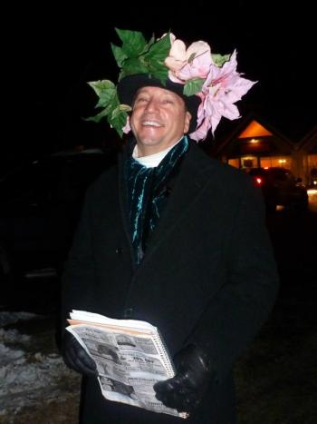 Peter Panagore as the town crier back in 2013 - costuming changed from year-to-year. File photo