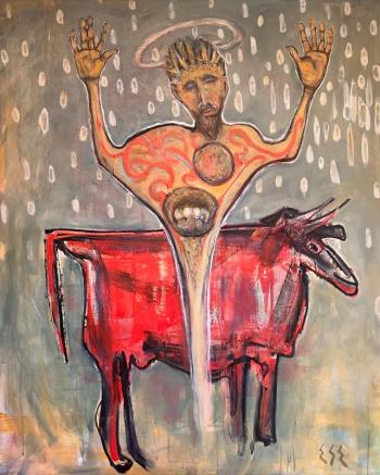 This Scott Elliot painting will be among his works in his solo show at the Opera House at Boothbay Harbor Jan. 8 - May. Courtesy of the venue