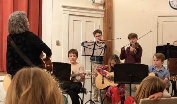 Musicians perform. Courtesy of Eileen Higgins/SCS