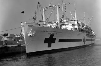 U.S.S Repose dockside. Courtesy photo