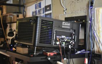 Reel to reel movie projectors are a thing of the past. ISABELLE CURTIS/Boothbay Register