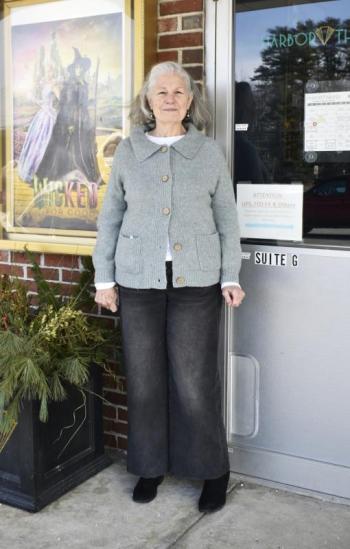 Executive Director Lynn Thompson talks longevity of community theater. ISABELLE CURTIS/Boothbay Register