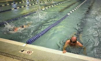 Larry Brown vs. Hannah Hills. ISABELLE CURTIS/Boothbay Register