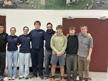 Pictured from left are Elijah Smith, Moriah Smith, Zuri Smith, Chris Liberti, Lysander LeFevre, Kolton Campbell and Afton Warren-Burden. Courtesy photo