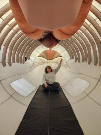 Within the Whale. Photo by Paul Dodge