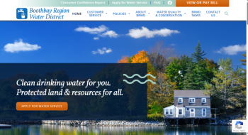 The Boothbay Region Water District's website will be getting an update soon. 