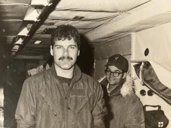 Andy Benedict in the Navy. Courtesy photo