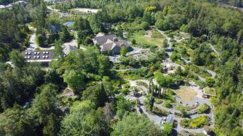 Aerial photograph of Coastal Maine Botanical Gardens in Boothbay. Courtesy photo