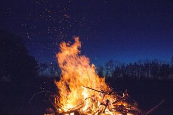 Coastal Rivers invites community members to enjoy a brush pile bonfire and sledding at Round Top Farm on Feb. 12. Courtesy of Coastal Rivers