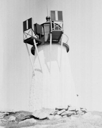 Burnt Island Light's white sectors. Courtesy photo