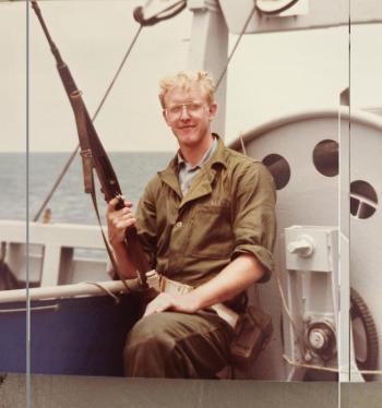 Mark Welsh, Navy gunners mate. Courtesy photo