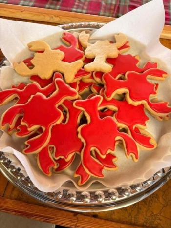 Lobster cookies at Community Lunch Feb. 24. Courtesy photo
