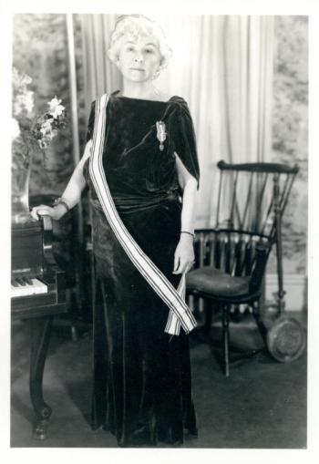 Elizabeth F. Reed served as the DAR regent from 1940-41. Courtesy of Boothbay Region Historical Society