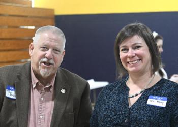 Sheriff Todd Brackett and Sen. Cameron Reny. Bob Crink photo
