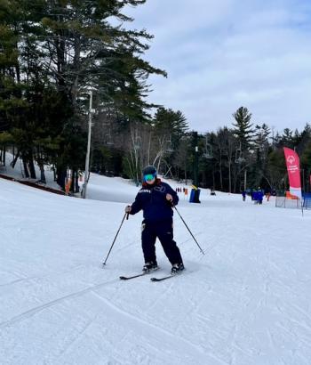 Vincent Giles skiing. Courtesy photo