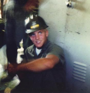 Linc Sample in his Seabee days. Courtesy photo