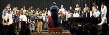 UniveristyUniversity Singers made a first ever appearance at Boothbay Region High School Friday, March 20. STEVE EDWARDS/Boothbay Register