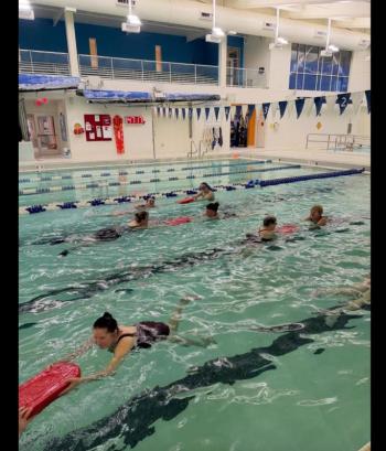 Aqua Boot Camp at the Y. Courtesy of the YMCA
