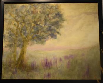 Beth Badger - "Lupine Field" - acrylic