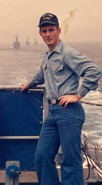 Mark Carter during his Naval career. Courtesy photo