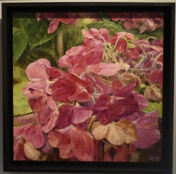 Susan Boggs - "Hydrangea" - oil on panel