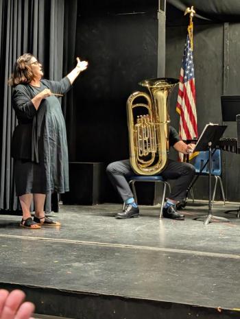 BRHS Pep Band Honors Americana