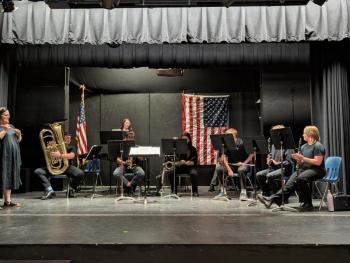 BRHS Pep Band Honors Americana