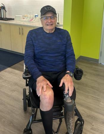 Frank Hetrick at the Boothbay Region YMCA. Courtesy of BRYMCA