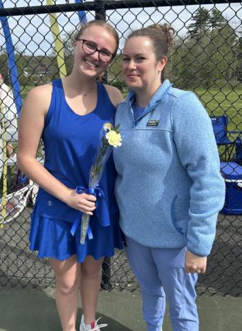 Hannah Kreft and her mother, Amanda Kreft. KEVIN BURNHAM/Boothbay Register
