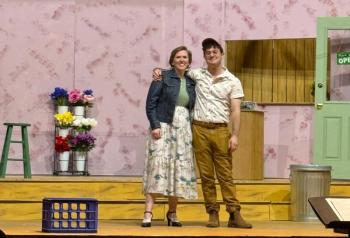 Emily Sue Barker (Audrey) and Niall Lessard (Seymour) lead the cast of "Little Shop of Horrors" opening Friday, May 15. Got those tickets...quick! Courtesy of Christina Belknap