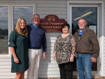 Katie Chilles and Robert Wheeler (owners) and from The David Chapman Agency, Sarah Worster (current owner)  and John Gallagher (former owner). Courtesy photo