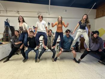 The new musical, "Time Adrift," features the high energy dance numbers Y Arts shows are known for. Penned by Emily and Nick Mirabile, its world premiere is on June 18 at the Lincoln Theater. Courtesy of The Mirabiles