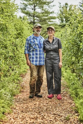 Erica Berman and Alain Ollier, Veggies to Table co-founders. Michael Wilson photo