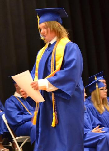 Abigail Orchard with one of her awards. KEVIN BURNHAM/Boothbay Register