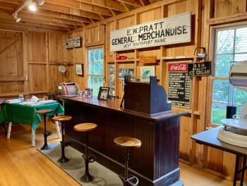Earl and Emolyn Pratt’s lunch counter at the Hendricks Hill Museum. Mari Tiwari photo