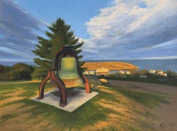 Kevin Beers - "Dynamic Clouds" - 18" x 24" - one of the artist's new works on exhibit at Gleason Fine Art. Courtesy of the venue