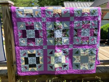 One of three quilts to be offered at St. Giles Fair. Courtesy photo