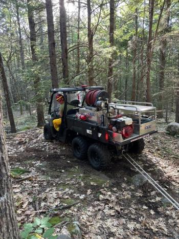 Utilizing the Ranger ATV in Boothbay June 8. Courtesy photo