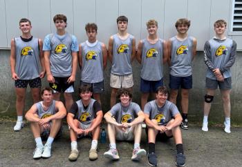 BRHS boys varsity basketball team at Maine Gold Rush. Courtesy photo