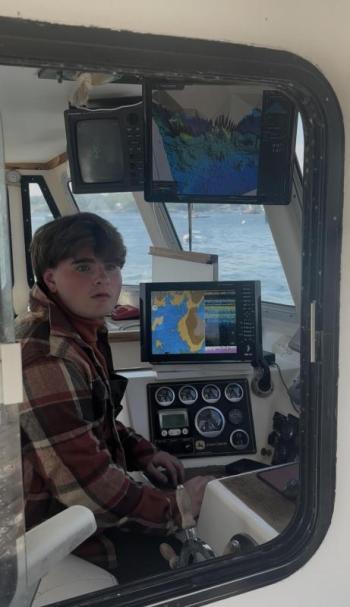 Spencer Pottle takes the helm as Ben in "Time Adrift," opening next week at Lincoln Theater. Courtesy of The Mirabiles